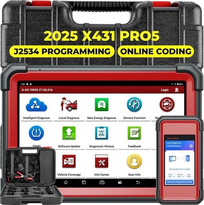 LAUNCH X431 PRO 5 PK PAD V OBD2 Diagnosegerät ECU Programmer Topologiekarte