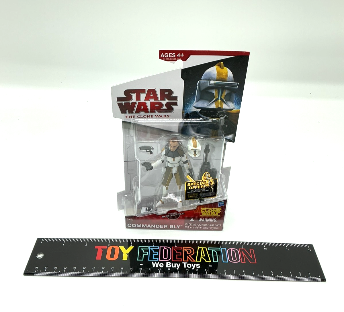 Hasbro Star Wars The Clone Wars CW38 COMMANDER BLY Action Figure