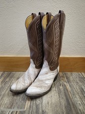 Women Tony Lama Cowboy Boots Size 6 Exotic Hide Leather
