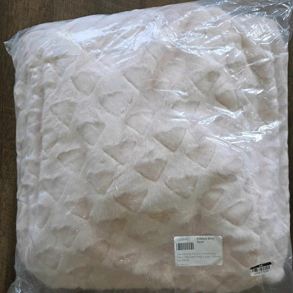 Funda protectora para silla Pottery Barn Teen Blush Sweetheart de piel sintética solo 41" Foto 4 de 4