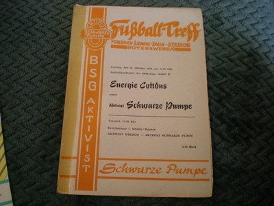 Programm   Schwarze Pumpe  -  Energie Cottbus          79/80