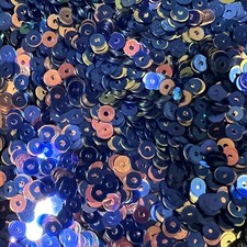 5mm Sequins Royal Purple Crystallina Luster Mirror Shiny Iridescent Made in USA