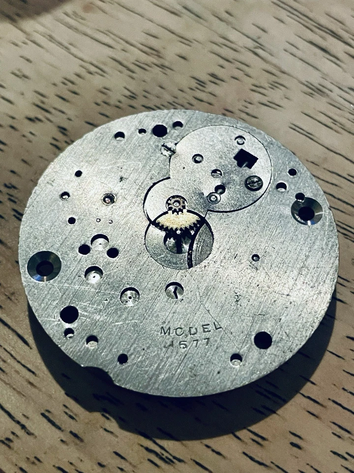 Антикварные карманные часы Ingersoll с механизмом 7 камней механические с открытым циферблатом сделано в США 1557 - Изображение 4 из 4