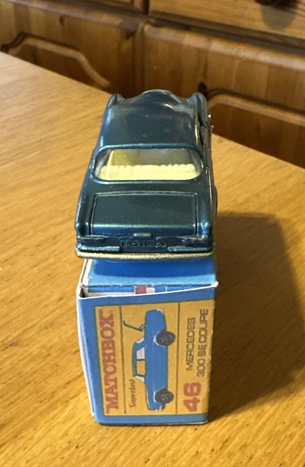 MATCHBOX 46 MERCEDES-BENZ 300SE VINTAGE SERIE 1-75 LESNEY INGLATERRA EN CAJA. Foto 4 de 4