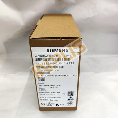 6SE6440-2UD13-7AA1 NEW SIEMENS MICROMASTER 440 Inverter 6SE6440-2UD13-7AA1