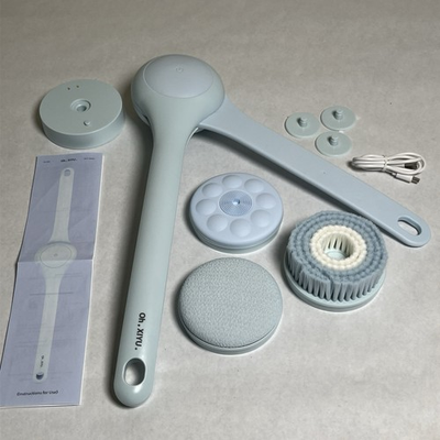 #ad Electric Body Brush Back Scrubber for Shower Waterproof Long Dual Handle $45.00