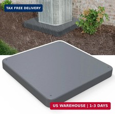 Equipment Pad for HVAC Systems,24'' x 24'' x 2'' Ground Equipment Pad,Outdoor Pl