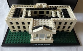 2010 LEGO Architecture White House 21006 Retired 100% Complete Box Instructions