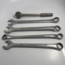Lot Of 5 S-K Tools Socket Wrench & Hand Wrenches 42470 C-32 1” 13/16 7/8 