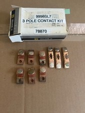 NEW OPEN BOX  Square D 9998SL7 Size3 Contact Kit 3 Pole 9998 SL7 78870