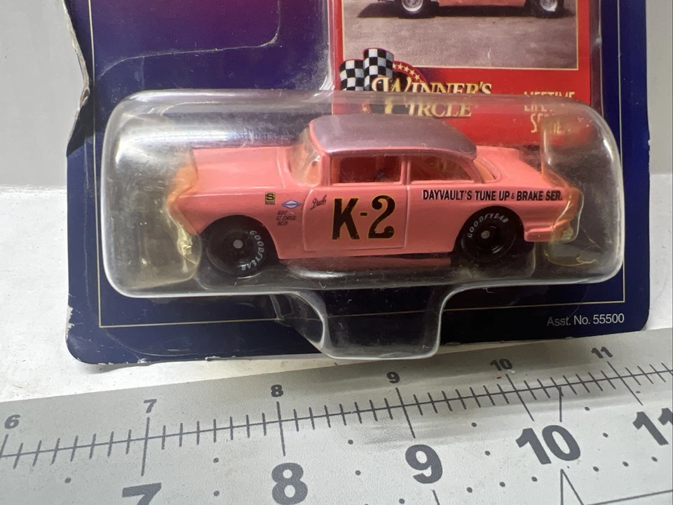 😎 1998 WINNERS CIRCLE DALE EARNHARDT #K2 1956 FORD VICTORIA 1:64 NASCAR DIECAST - Image 2 of 3