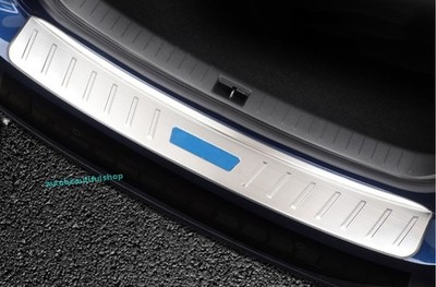 For Infiniti Q50 14-2023 Silver Steel Outer Rear Bumper Protector Guard Plate