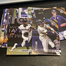 2024 Midland Rockhounds Minor League Team Set - JACOB WILSON  DENZEL CLARKE