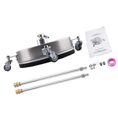 #ad #ad 14 Inch Surface Cleaner Attachment for Pressure Washer 4200PSI Stainless Steel $75.30