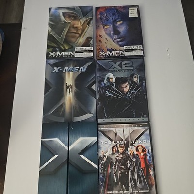 X-Men 1 (New), X-Men 2, X-Men 3, X-Men first class (New), X-Men lot (6 DVDs)