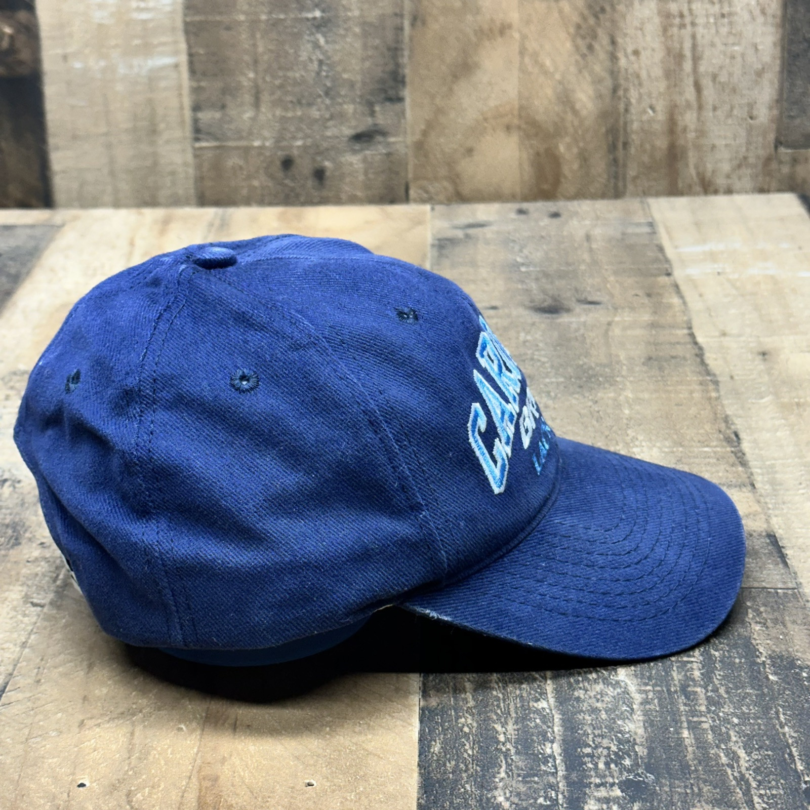 Carolina Brine Lacrosse Snapback Hat UNC Blue Embroidered Cap