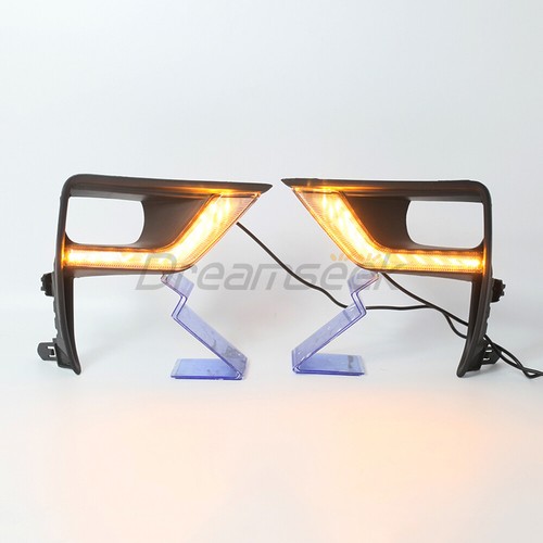 Luce di marcia diurna a LED DRL per Toyota Land Cruiser Prado 18-19 giri fendinebbia - Foto 8 di 10