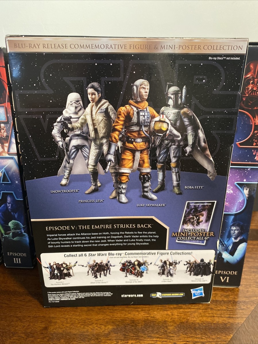 Star Wars Blu-Ray Commemorative Figure And Mini Poster