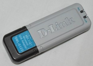 D Link DWL-G122 wireless USB adapter - 802.11g |