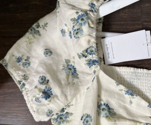 Other Stories Puff Sleeves Floral Linen Midi Dress EUR 42 - Imagen 4 de 8