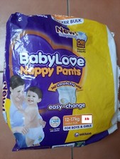 16x BABYLOVE 12-17kg WALKER UNISEX DISPOSABLE NAPPY PANTS BOYS GIRLS KIDS DIAPER