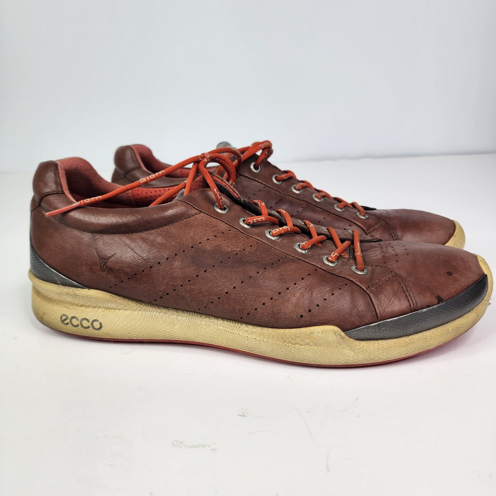 Ecco Biom Hybrid Yak Spikeless Golf Shoes Brown Men's… Gem