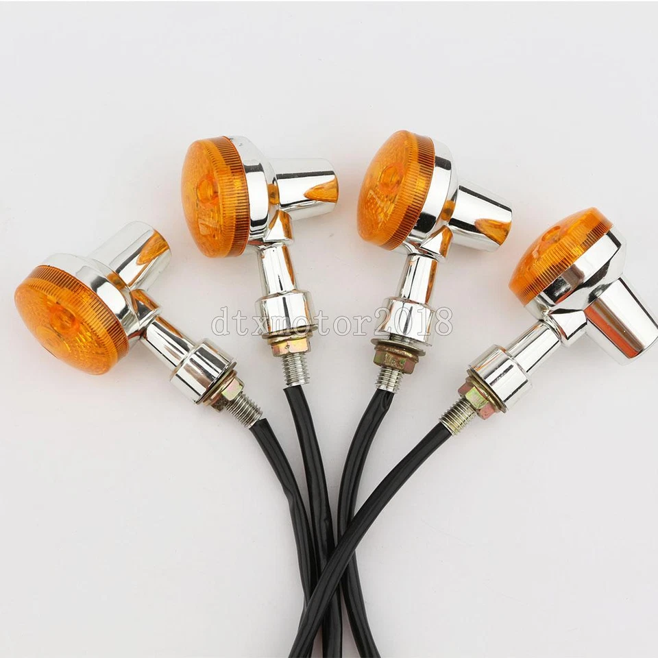 Mini señales de giro de plástico de 2,4" para Suzuki GS 450 500 550 650 750 850 1100 1150 Foto 2 de 4