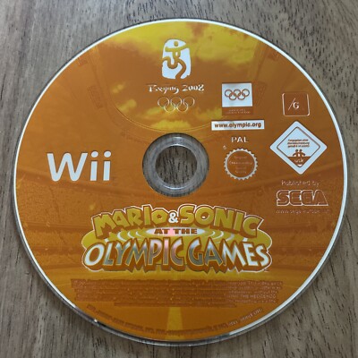 Mario & Sonic bei den Olympischen Spielen - Nintendo Wii 2007 nur Disc