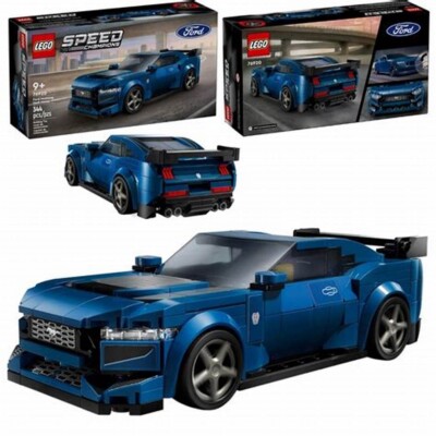 LEGO SPEED CHAMPIONS: Ford Mustang Dark Horse Sports Car (76920