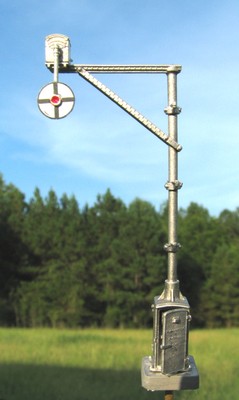 HO Scale Magnetic Signal Co. Model 3 Wigwag Flagman kit - Century Foundry (2190)