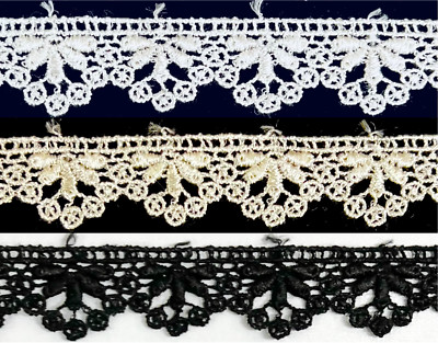 1'' Floral Venise Venice Lace Trim - 13 Continuous Yards!