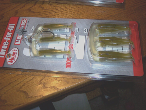 Manns Baitfish Minnow Umbrella Rig Q Paddler Weedless Shad Hardnose Discontinued - Picture 4 of 13