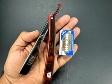 Porta Navaja Barbero Profesional Con Cuchillas Para Hombre Maquinilla Afeitar De