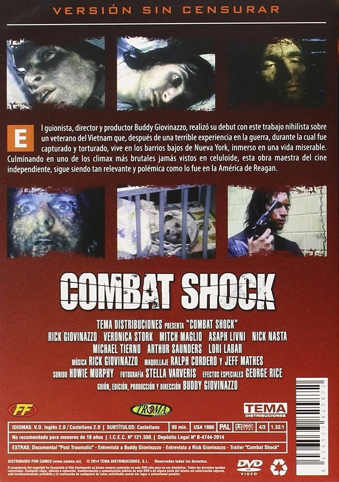 Combat Shock [DVD] (1984) - Imagen 2 de 2