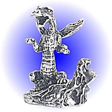 Roaring Dragon Pewter Figurine - Lead Free