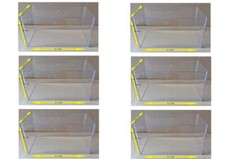 Lot 6 Couvercle (Boite) Vitrine Show Case pour Miniatures 1/24 Neuf D'origine