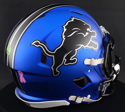 DETROIT LIONS NFL Riddell Speed Full Size AUTHENTIC Football Helmet