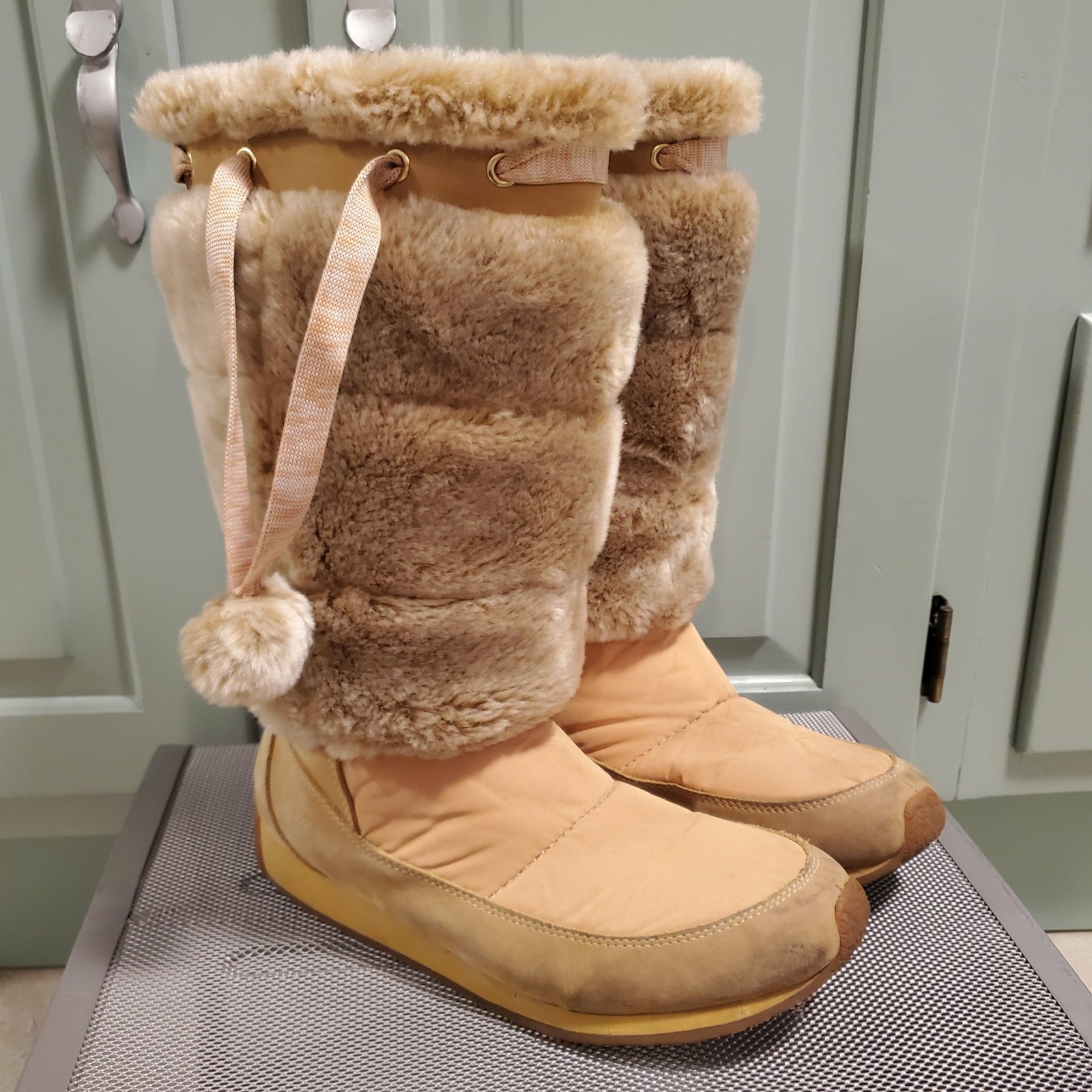 Timberland Tall Leather Faux Fur Zip 