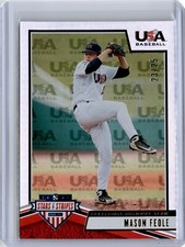 2019 Stars Stripes Longevity Team Logo Gold Mason Feole 23/25 (B23) Padres