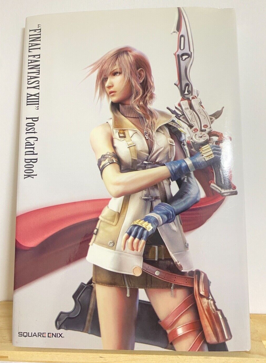 LIGHTNING Final Fantasy Ⅷ Limited Postcard Book Only Cover 2011