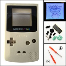 GBC Nintendo Game Boy Color Frontlit Frontlight Front Light Kit Gold