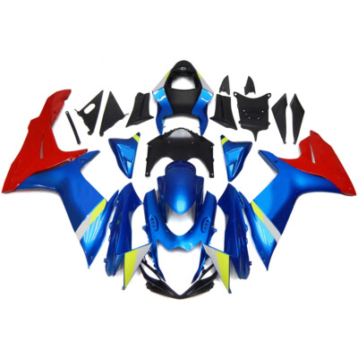 ABS Plastic Red Blue Fairing Kit For Suzuki GSXR600 GSXR750 2011-2023 Bodywork