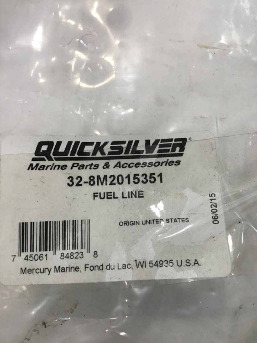 NIB Mercury Quicksilver 32-8M2015351 Fuel Hose | eBay