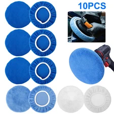 10x Polishing Pad 10inch Car Polisher Foam Buffer Waxing Finishing Buffing Wheel