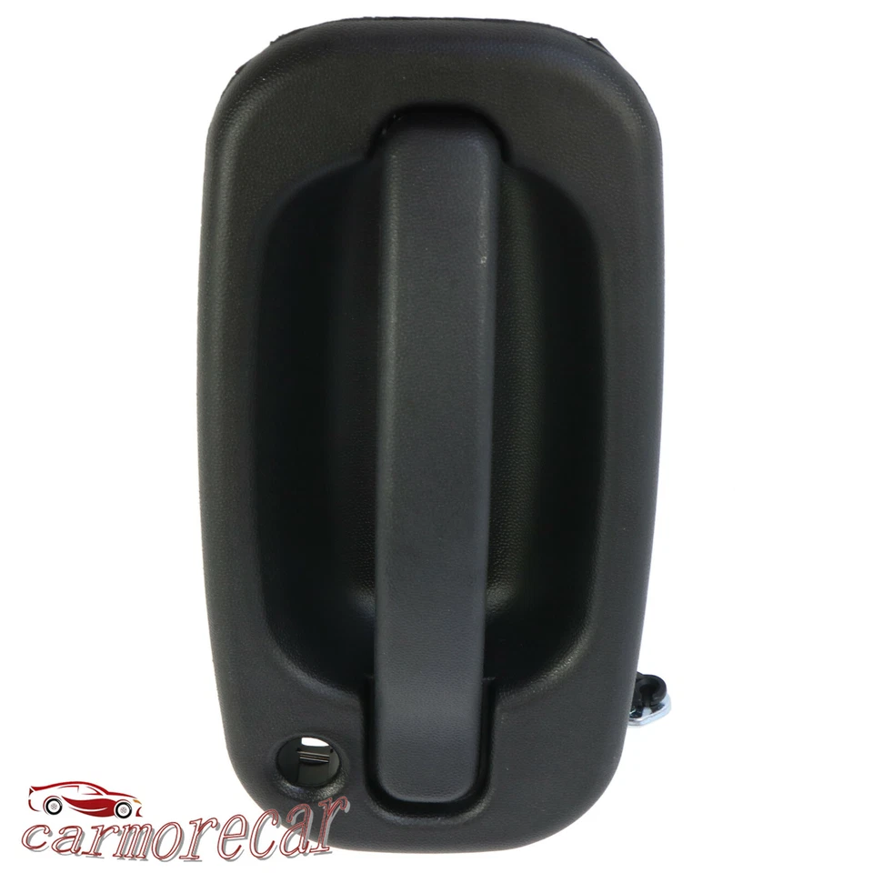 Maçaneta externa esquerda preta para 2001-2006 Chevrolet Silverado 2500 HD - Imagem 3 de 4