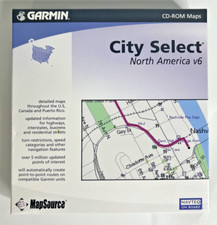 Garmin MapSource North America City Select Version 6 CDROM 2004 2 Discs