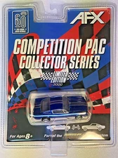 Limited Ed Racemasters Mega G+ HO slot car 1965 Mustang Competition Pac - NEW