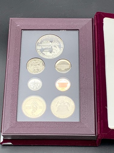 1996 Prestige Proof Set Atlanta Olympics Commemorative Coin U.S. Mint - COA (L32 - 第 3/9 張圖片