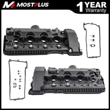 Left & Right Valve Cover & Gaskets 11127563474 For BMW 545i 550i 650i 745i 750i