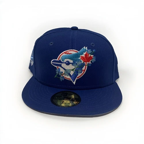 Toronto Blue Jays New Era 59FIFTY Hat 1993 World Series Patch Fitted Sz 7 1/4